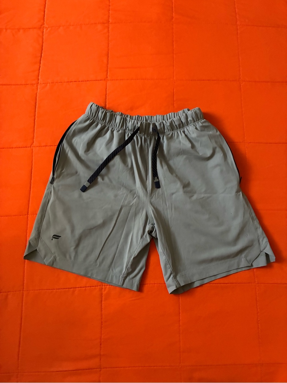 Fabletics Shorts Mens XS Gray Lined Pockets Actiwear